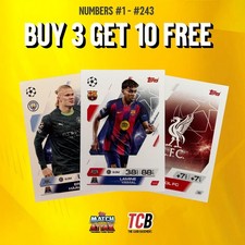 Topps Match Attax 2025/26 - #1 - #243 comprar usado  Enviando para Brazil