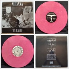 Nirvana / Bleach 1992 US Limited PINK MARBLE VINYL LP Sub Pop Records SP 34 comprar usado  Enviando para Brazil