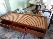 Letto singolo legno usato  Zenevredo