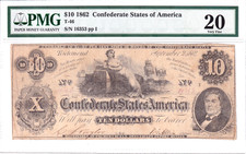 1862 confederate states for sale  North East