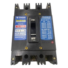Usado, Disjuntor Caixa Moldada 3P Terasaki TL-100F 15A 690v 25kA comprar usado  Brasil 