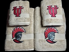 Conjunto de toalhas de banho University of Tampa (bege 4 peças) algodão turco comprar usado  Enviando para Brazil