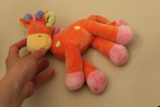 Orange giraffe plush d'occasion  Expédié en Belgium