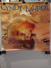 Pôster promocional CYNDI LAUPER True Colors ORIGINAL 1986 comprar usado Pôster promocional CYNDI LAUPER True Colors ORIGINAL 1986 comprar usado  Enviando para Brazil