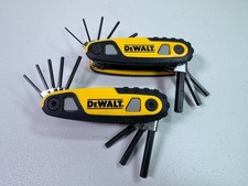 (2) Conjuntos de chaves hexagonais DeWalt DWHT70264 e DWHT70262M bloqueio Torx métrico + SAE comprar usado  Enviando para Brazil