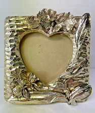 Silver floral heart for sale  Tampico