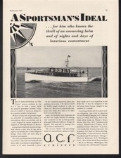 Usado, 1929 ACF CRUISER BARCO A MOTOR ESPORTIVO NÁUTICO 40 LUXO MOTOR DE ÁGUA DO MAR 22667 comprar usado  Enviando para Brazil