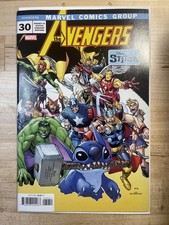 AVENGERS 30 HUMBERTO RAMOS STITCH VARIANT MARVEL COMICS 2025 comprar usado  Enviando para Brazil