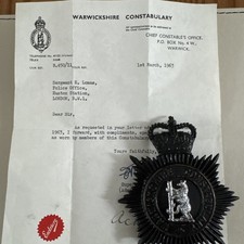 Rare warwickshire constabulary for sale  BUSHEY