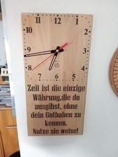 Design wanduhr buche gebraucht kaufen  Kempten (Allgäu)