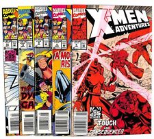 Lote de bancas de jornal X-Men Adventures edições 4,5,9,11,12 Marvel Comics 1992 1993 comprar usado  Enviando para Brazil