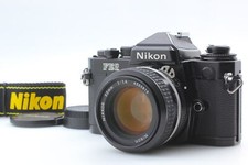 Usado, [Estado perfeito com alça] Câmera de Filme Nikon FE2 Preta 35mm + Lente Ai 50mm F1.4 do Japão comprar usado  Enviando para Brazil