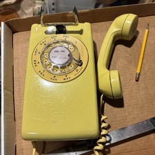 yellow rotary wall phone for sale  Salinas
