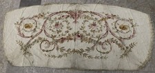 Tapeçaria de seda antiga 19º C Aubusson francesa tecida à mão 88 X 180 cm PARA SOFA comprar usado  Enviando para Brazil