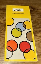 Vivitar guide filters for sale  Simi Valley