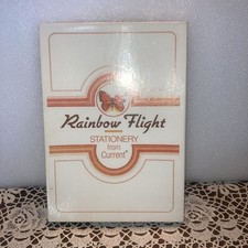 Papelaria vintage atual dos anos 1970 arco-íris voo caixa papel e envelopes PROP comprar usado  Enviando para Brazil