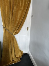 Gold mustard velvet for sale  UK