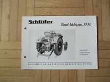 Schlüter trecker dieselschlep gebraucht kaufen  Burgwedel