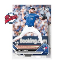 Trey Yesavage Call-Up ALDS Blue Jays Record 2025 MLB Topps NOW Karta 826 Przedsprzedaż, używany na sprzedaż  Wysyłka do Poland