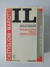 Vocabolario latino castiglioni usato  Oristano