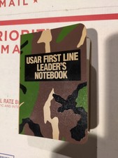 Caderno Camuflado NOS Reservas do Exército dos Estados Unidos Líderes Primeira Linha Novo Raro comprar usado  Enviando para Brazil