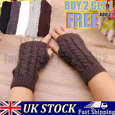 Knitted fingerless gloves for sale  UK