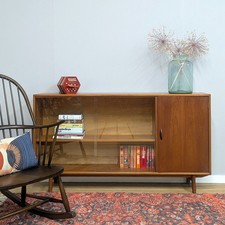 Vintage teak display for sale  HAVERHILL