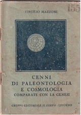 Mazzoni cenni paleontologia usato  Villafranca in Lunigiana