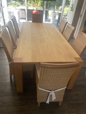 Eichentisch massiv geölt gebraucht kaufen  Nienstädt