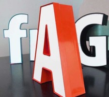 Led leuchtbuchstaben weiss gebraucht kaufen  Berlin