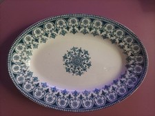 Plat De Service Terre De Feu, Oriental, Début XXieme, FT Badonviller De Famille  comprar usado  Enviando para Brazil
