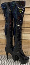 Black pvc platform for sale  FALMOUTH