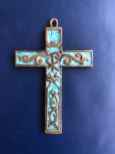 Croix crucifix bronze d'occasion  Nantes-
