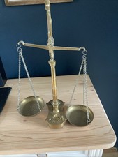 Apothecary brass scales for sale  SOUTHSEA