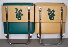 2 cadeiras almofadadas dobráveis vintage University of Oregon Ducks Stadium Seat comprar usado  Enviando para Brazil