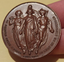 Superbe médaille cuivre d'occasion  Yvetot