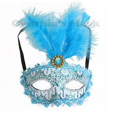 Turquoise venetian masquerade for sale  Indianapolis