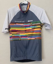 Usado, Camiseta Santini Deutschland Tour World Champ europeia L orgulho arco-íris branco comprar usado  Enviando para Brazil