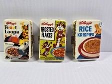 Trio "Limoges" Caixa de Bugigangas Flocos de Cereais Fosco Arroz Krispies Froot Loops KNA comprar usado  Enviando para Brazil