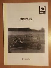 Dalbo minimax 630 gebraucht kaufen  Könnern