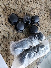 Usado, Rodízios giratórios de plástico azul com trava para cadeira de escritório de substituição - Conjunto de 4 (3) comprar usado  Enviando para Brazil