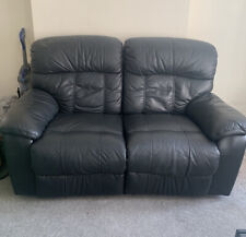 Black leather recliner for sale  LEIGHTON BUZZARD