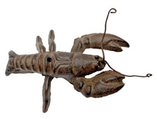 Estatueta de lagosta de ferro fundido pivôs nas pernas, usado comprar usado  Enviando para Brazil