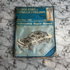 Haynes dodge plymouth for sale  Manchester