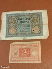 Billets allemands 1920 d'occasion  Béthune
