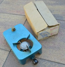 FOGÃO DE ACAMPAMENTO PORTÁTIL VINTAGE ALEMÃO GDR DESCA + CAIXA RARA comprar usado  Enviando para Brazil