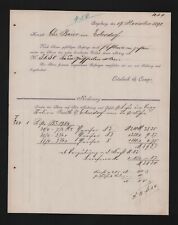 Augsburg rechnung 1890 gebraucht kaufen  Leipzig