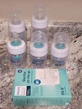Mamadeiras anti-cólicas Philips Avent + 5 sacos esterilizadores de 90 segundos para micro-ondas comprar usado  Enviando para Brazil