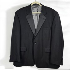 Blazer smoking Stafford Essentials masculino 50 RG preto 100% lã festa formal LEIA comprar usado Blazer smoking Stafford Essentials masculino 50 RG preto 100% lã festa formal LEIA comprar usado  Enviando para Brazil