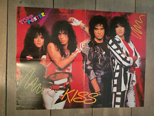 Kiss / A-ha  - Very rare poster from Norway - 1988 Toop Poster na sprzedaż  PL